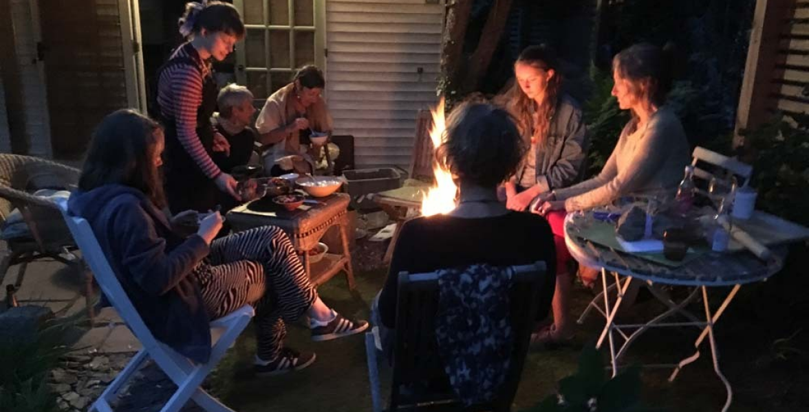 Evenings around a fire