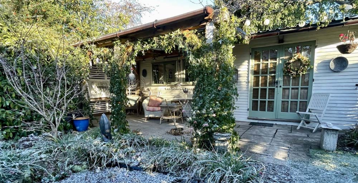 Winter outside the studio