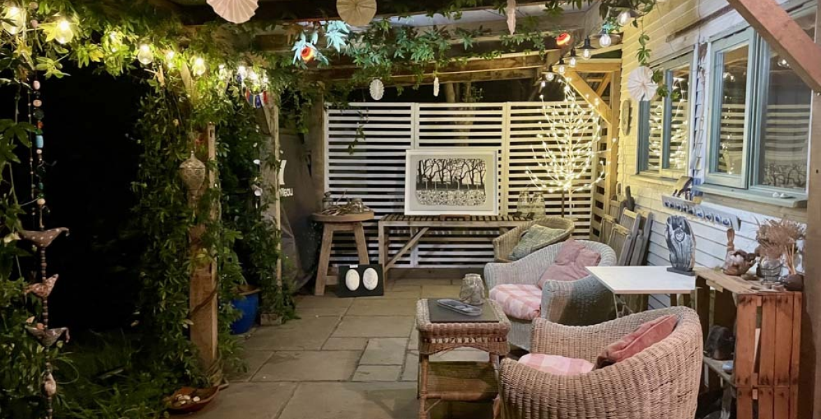 Garden Room at night