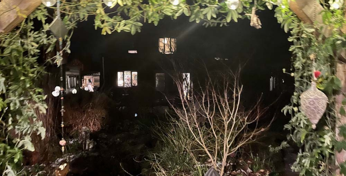 Garden Room at night