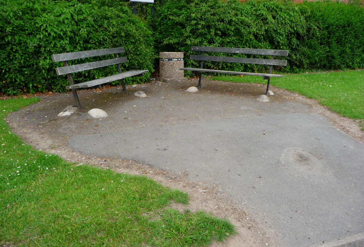Benches being replaced