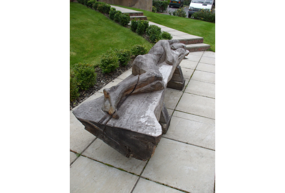 Clintons bench in situ