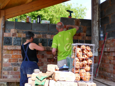Ruth and Nick pointing