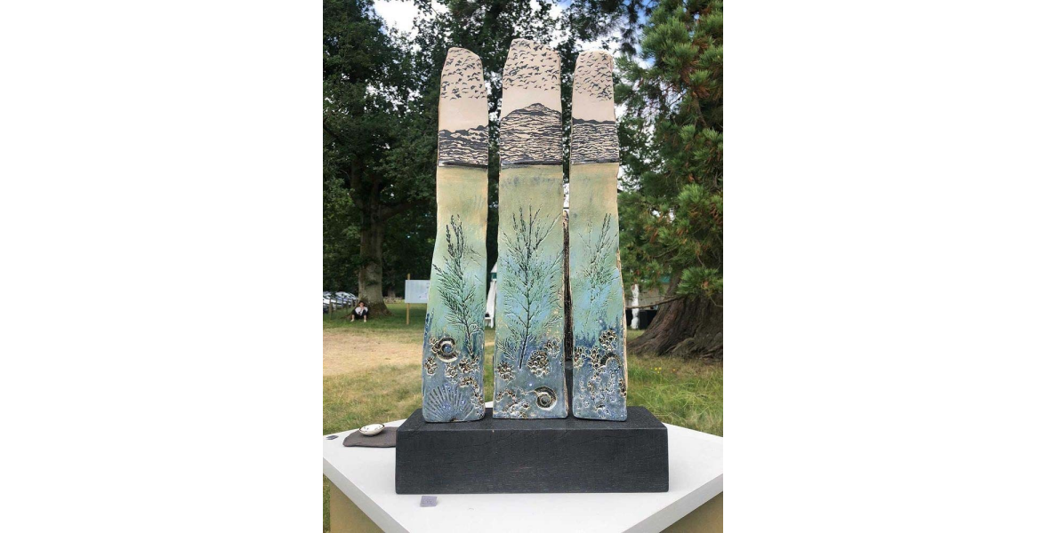Stoneware Tryptych