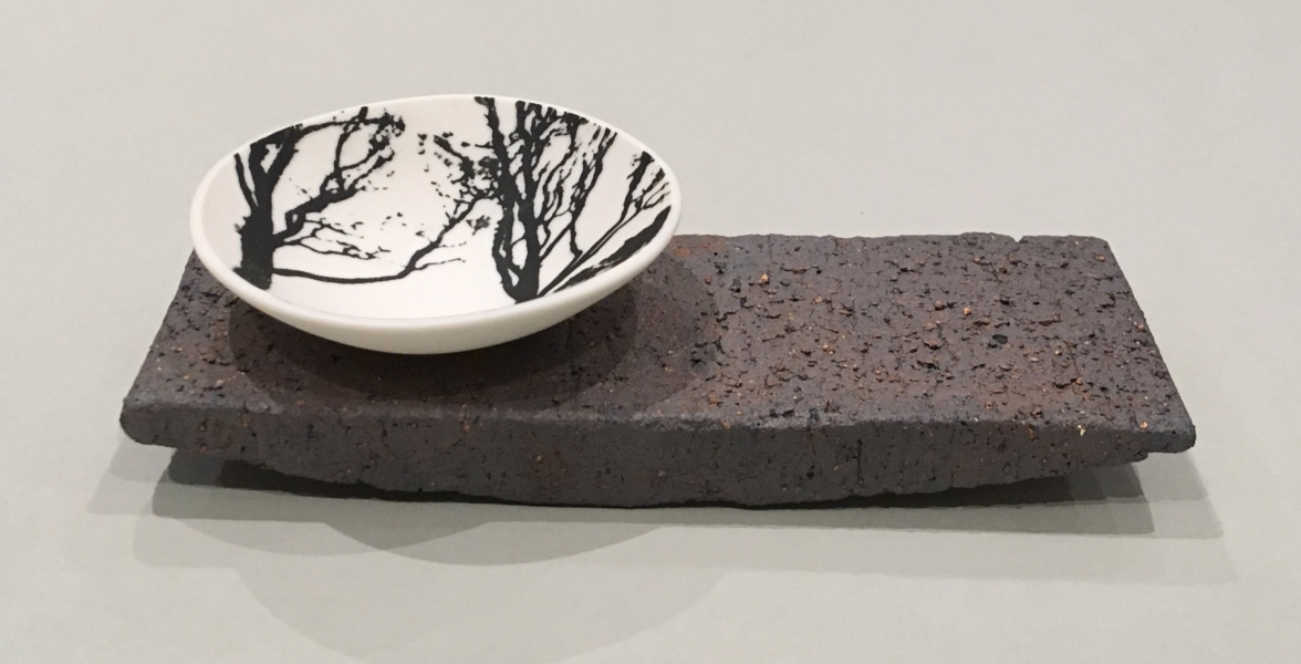 Branch Bowl on stand