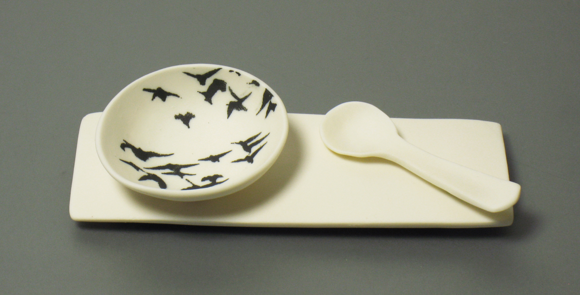 Murmuration bowl and spoon