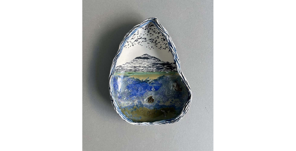 Large Seascape Bowl 5
