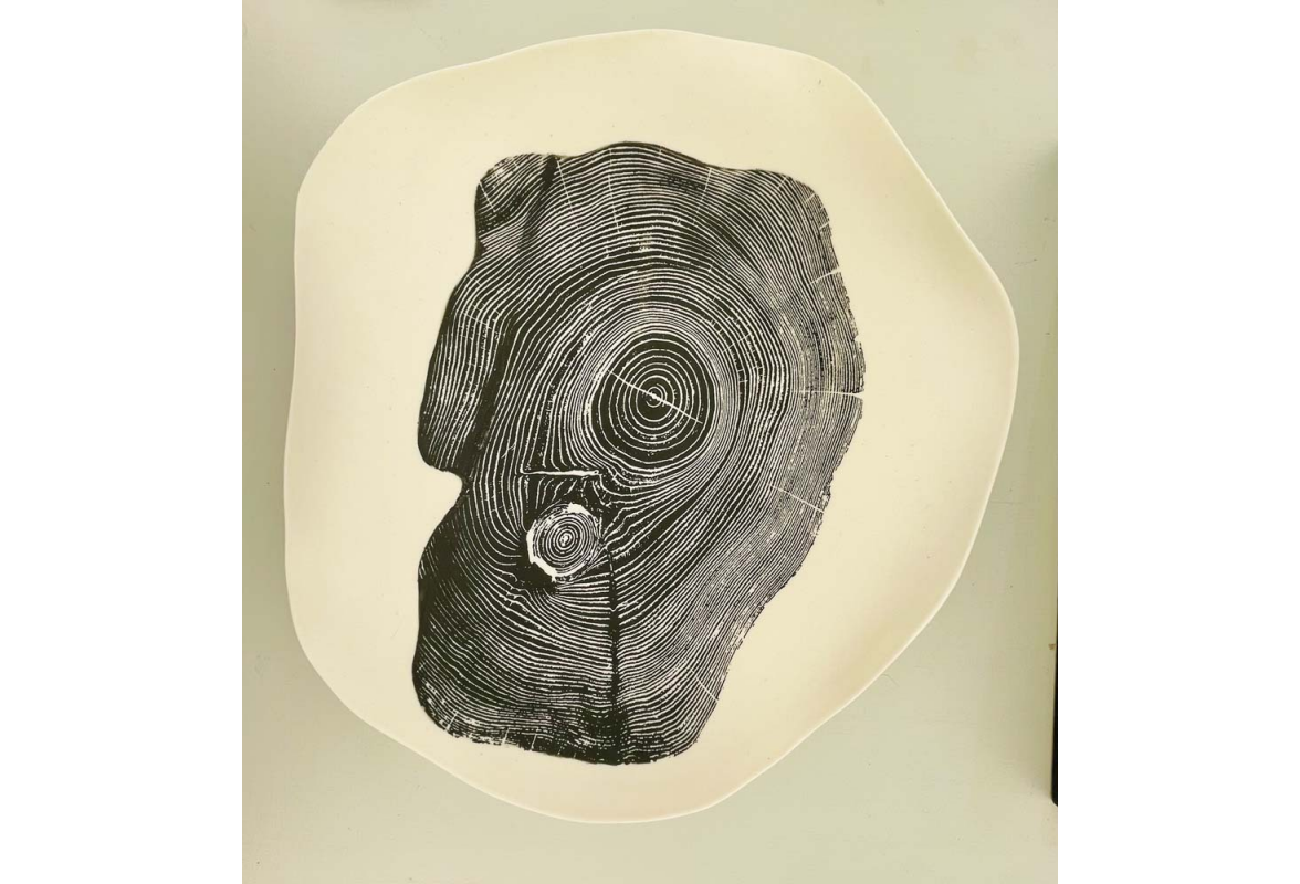 Wood Print Bowl 5