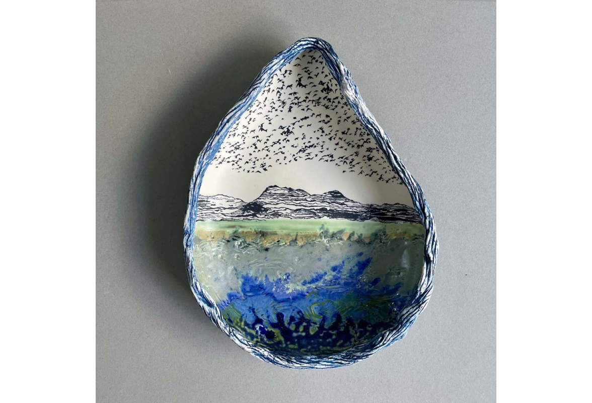 Large Seascape Bowl 3