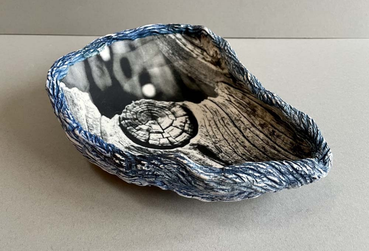 Oystershell wood print 1