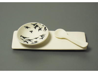 Murmuration bowl and spoon