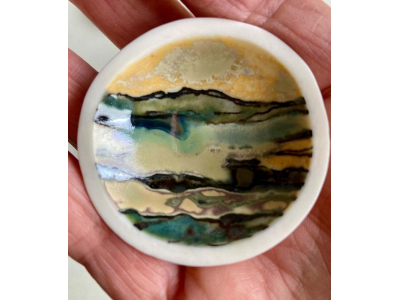 Small porcelain landscape bowl 3