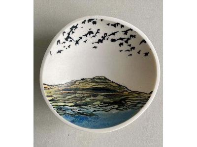 Small porcelain landscape bowl 2