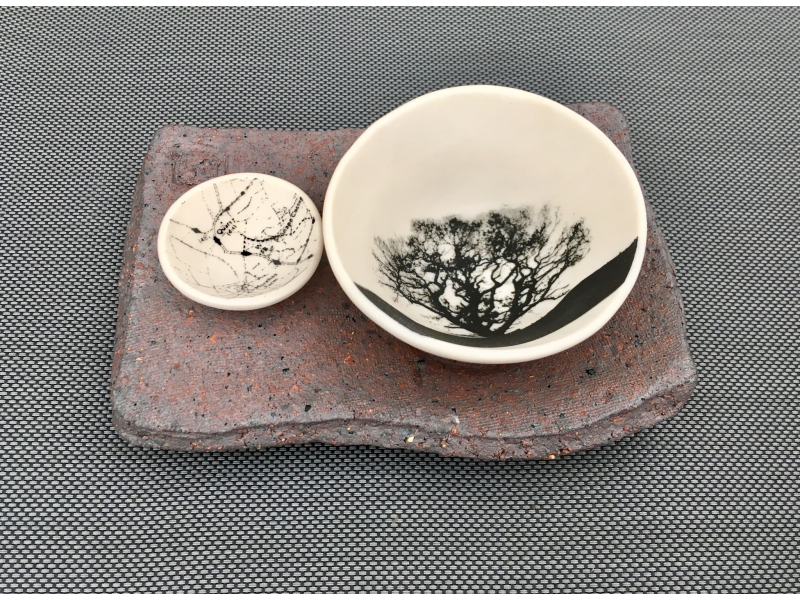  Tree and map bowls