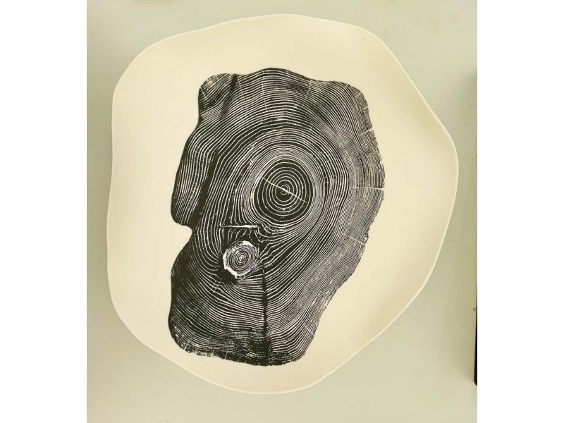 Wood Print Bowl 5