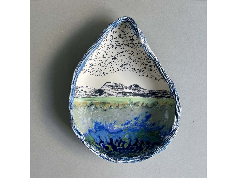 Large Seascape Bowl 3