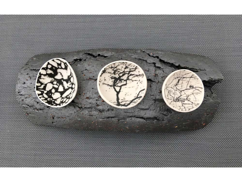 Stone Tree Map Bowls