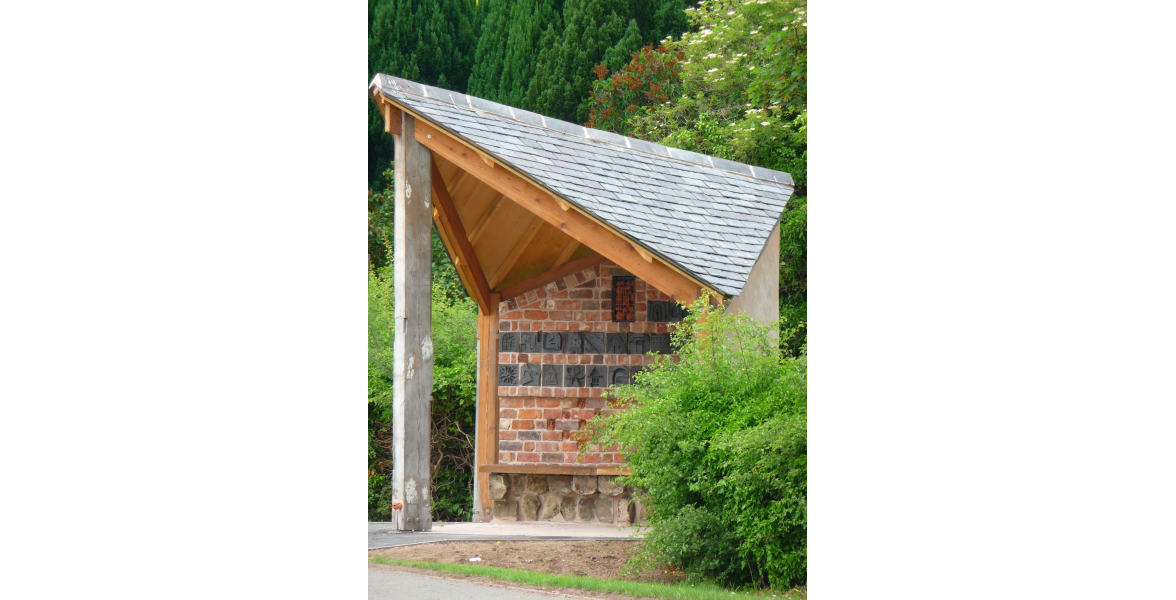 Benchart Bus Shelter II - Cross Houses Village, Shropshire