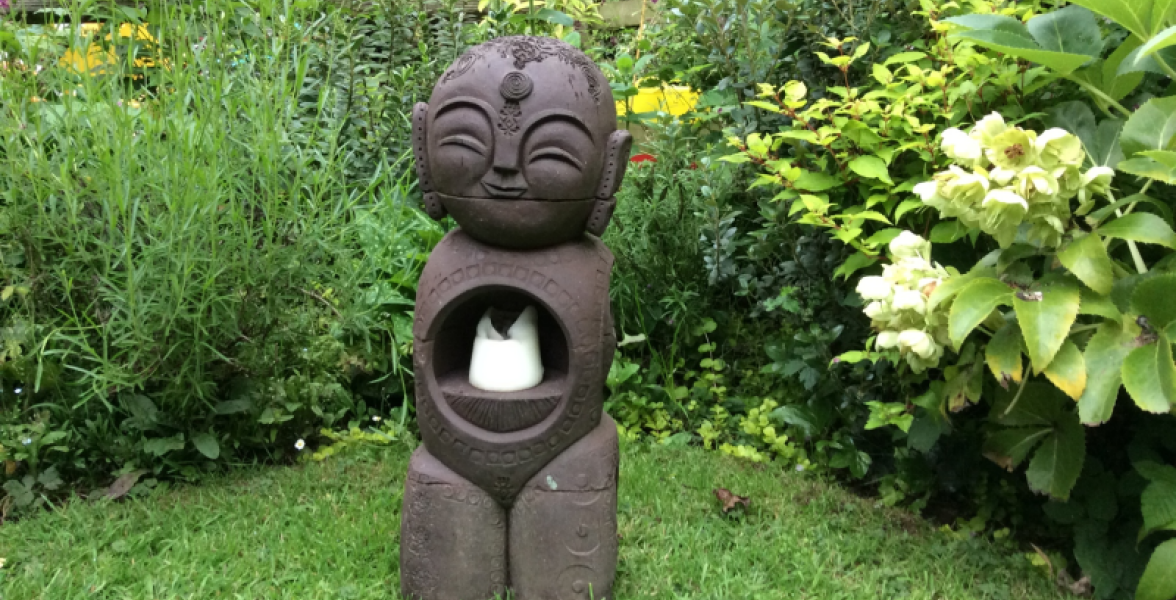 Carved brick Buddha