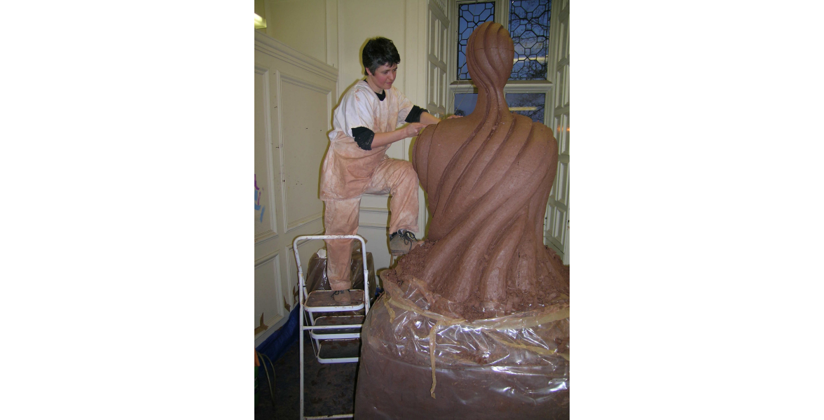 Carving Tara II in Whitehall Studios