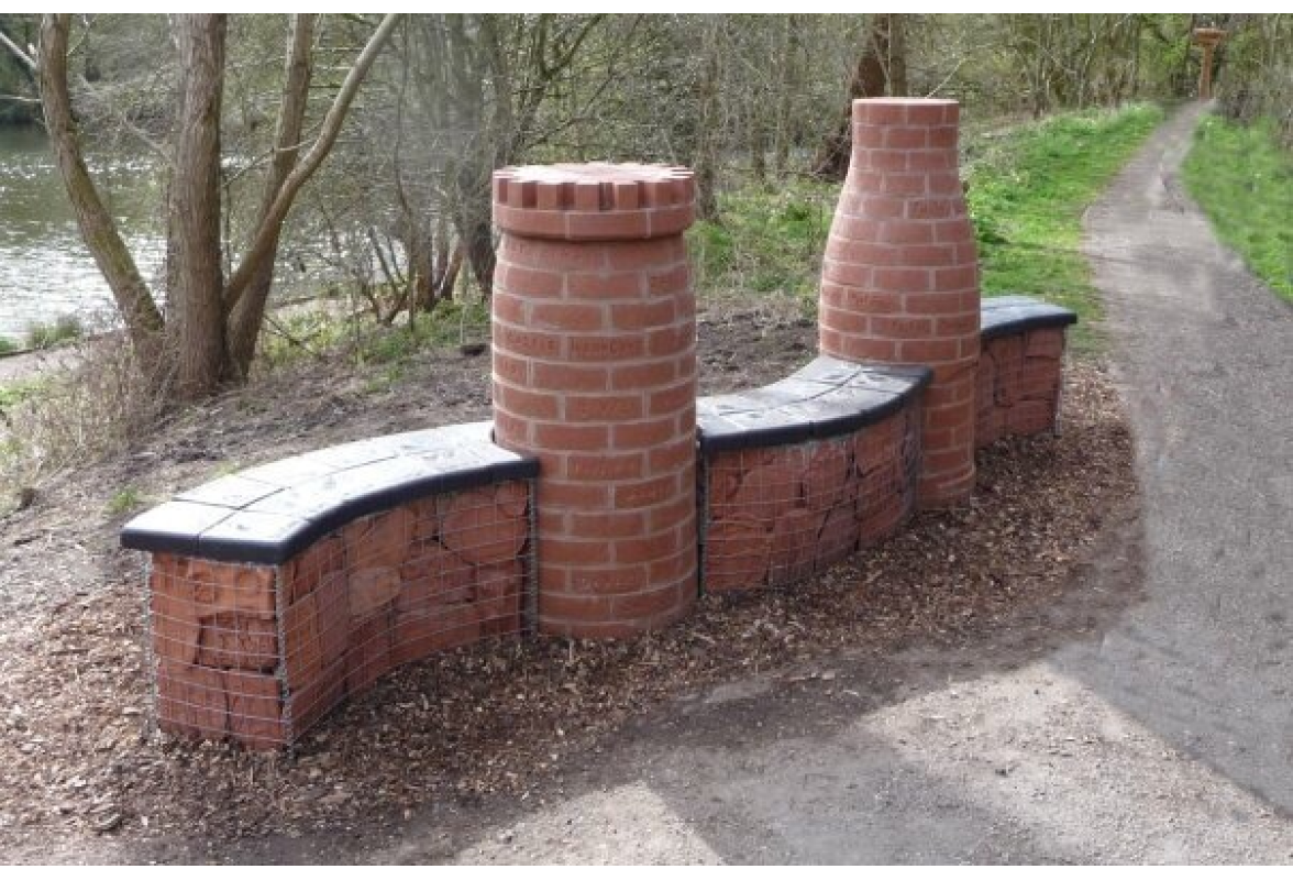 Castle Pools bench commission