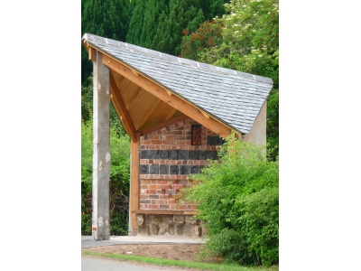 Benchart Bus Shelter II - Cross Houses Village, Shropshire