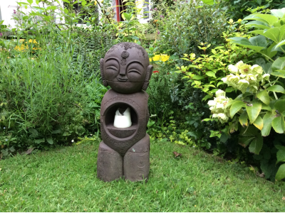 Carved brick Buddha