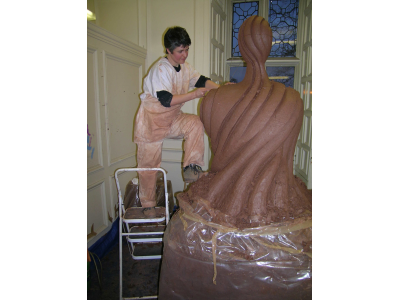 Carving Tara II in Whitehall Studios