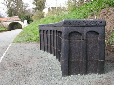 Ellesmere Gateway Sculpture - Aqueduct Bench