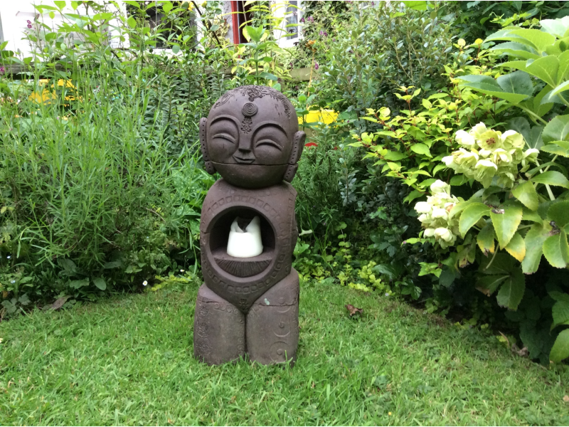 Carved brick Buddha