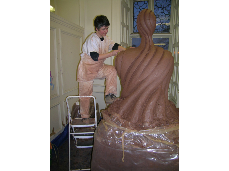 Carving Tara II in Whitehall Studios