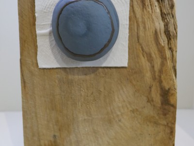  Blue Stone on Wood II