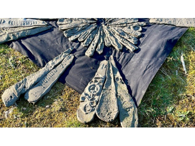 Building up the clay textures