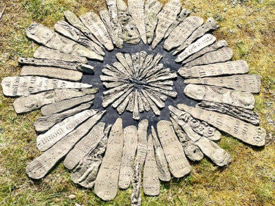 Completed Clay Mandala