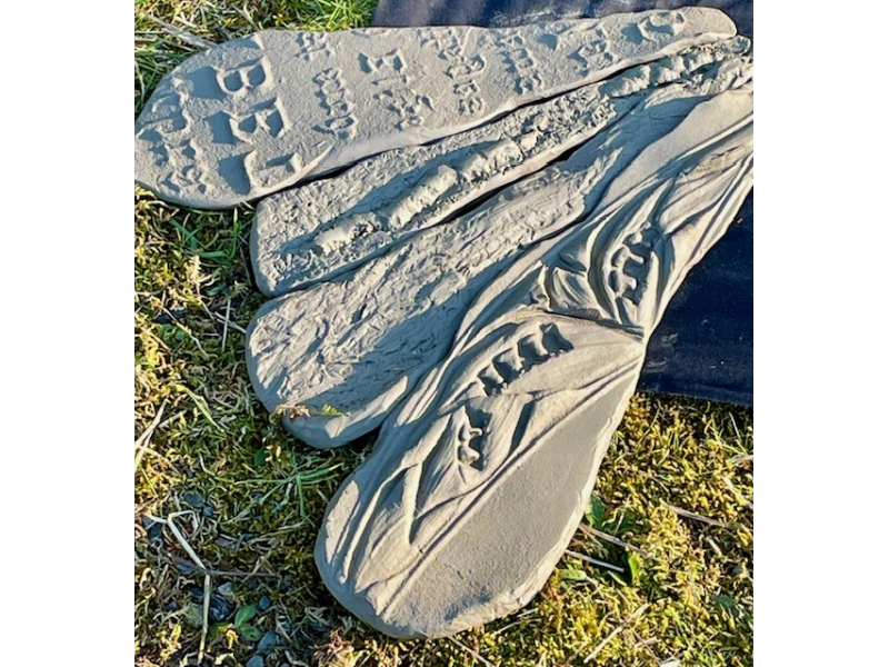 Details of gravestone textures