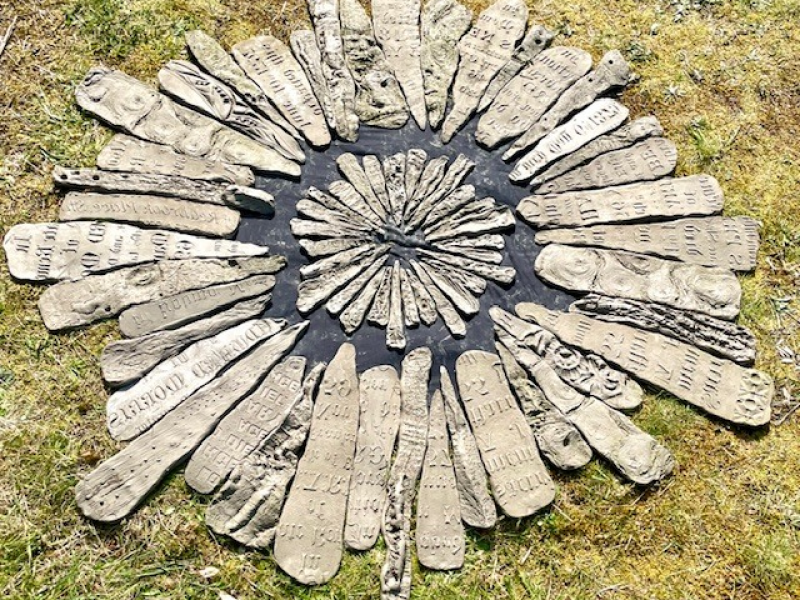 Completed Clay Mandala