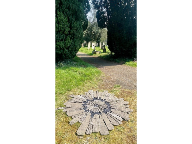 Mandala and gravestones