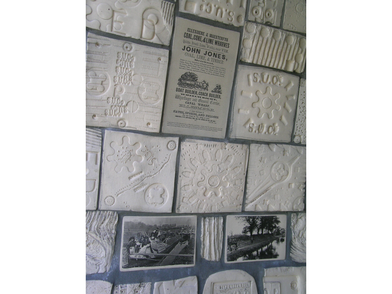 Details of interior tiles