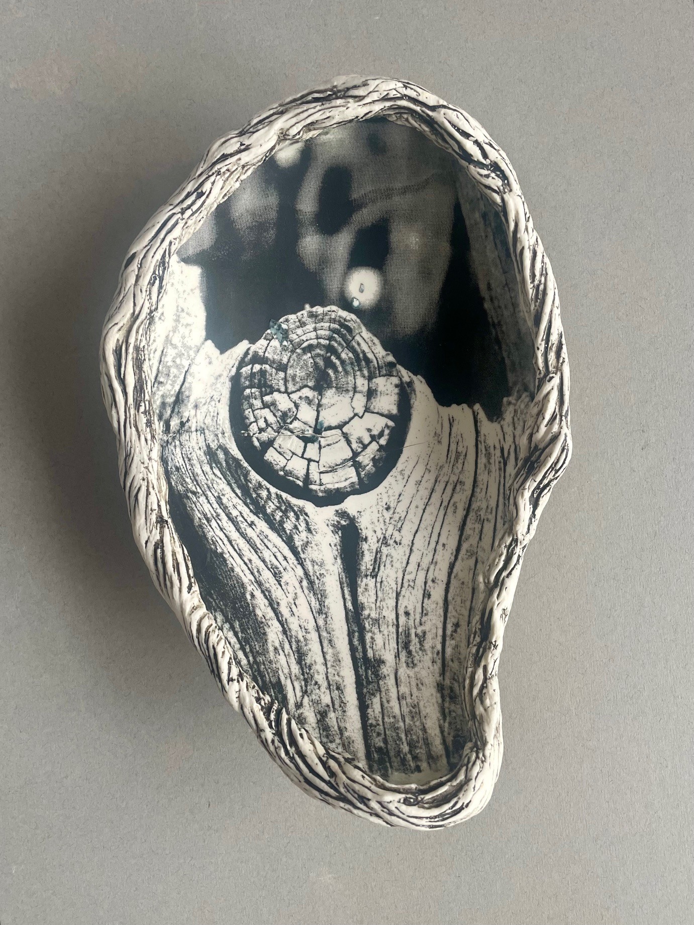 Tree Print Oyster Bowl II